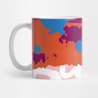 Abstract Lines And Soft Colors Mug